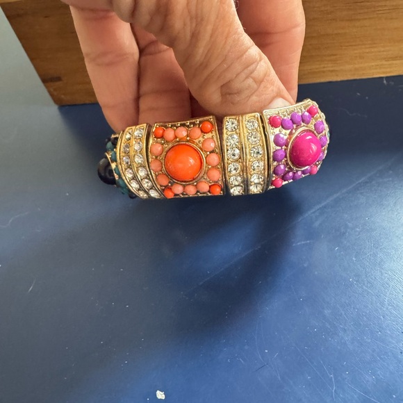 Colorful Gemstone Statement Ring - Picture 4 of 8